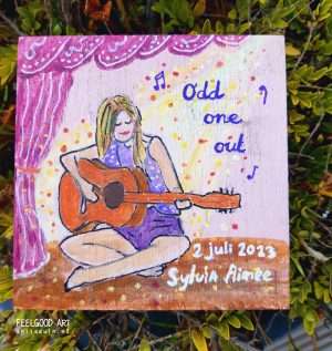 schilderijtje uitkomen album Sylvia