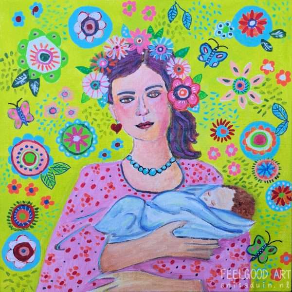 Viva Mexico - mother and child wm